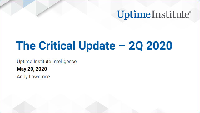 Webinar: The Critical Update - 2Q 2020