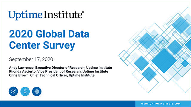 Webinar: Uptime Institute Global Data Center Survey 2020 (Replay)